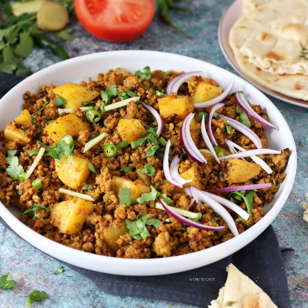 Healthy Aloo Keema