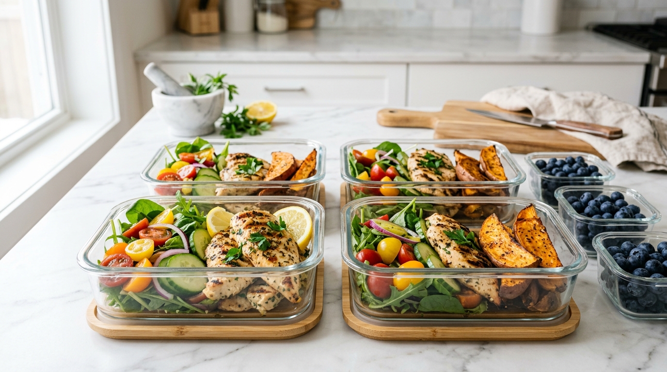 7-Day 16:8 Fasting Meal Plan: 1,500 Calories/Day (Complete Recipes, Macros & Grocery List)