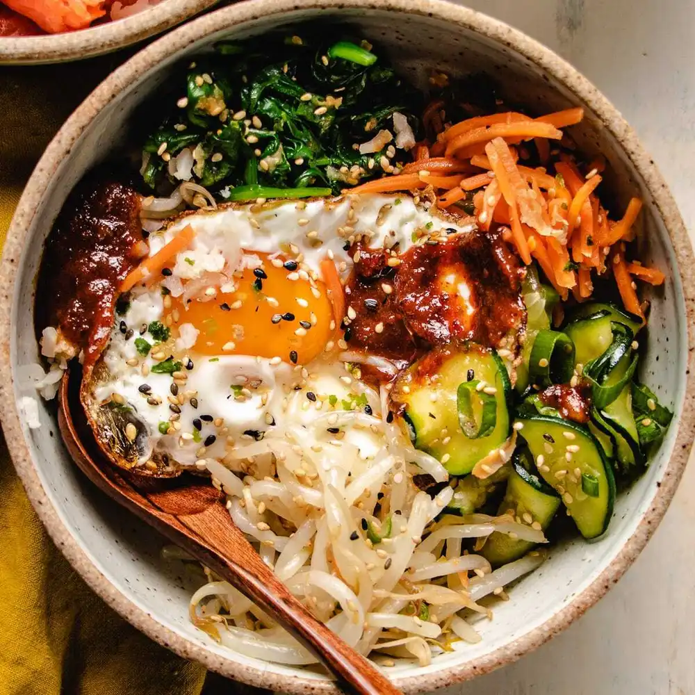 Healthy Korean Bibimbap