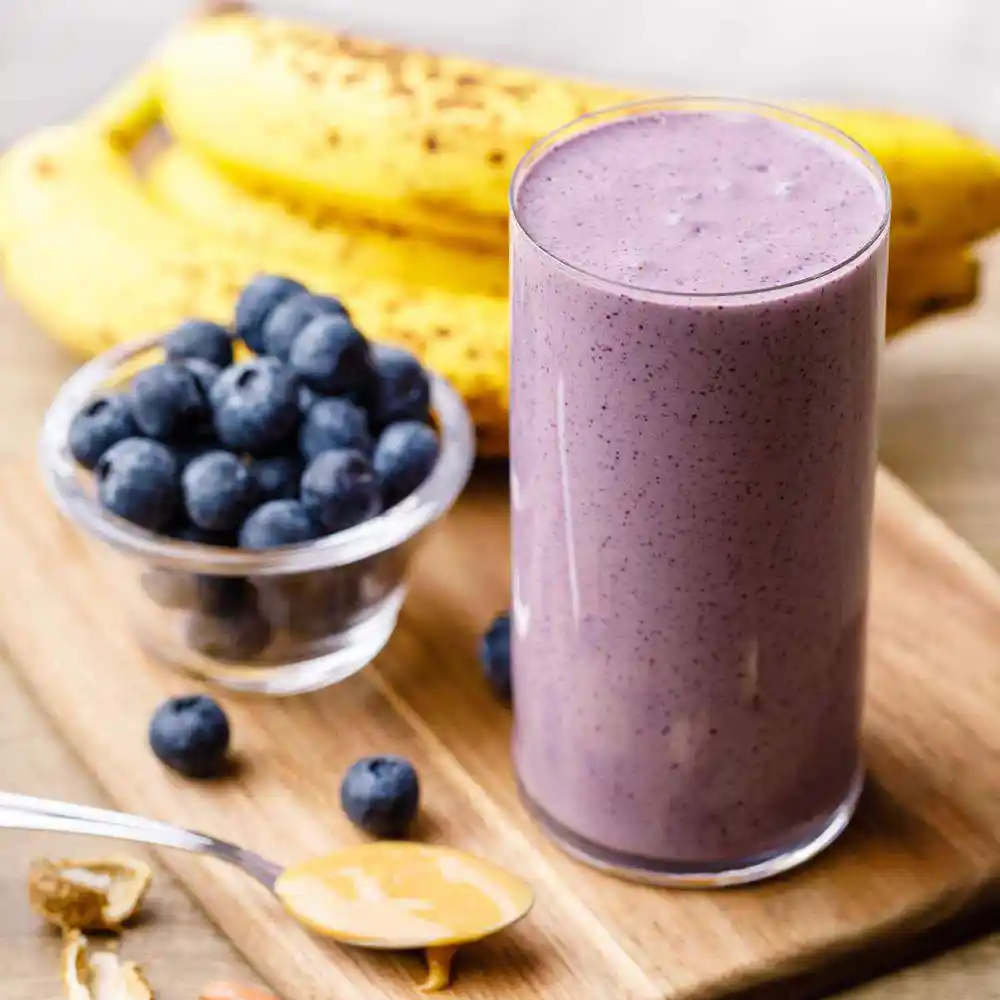 Keto Blueberry Banana Smoothie