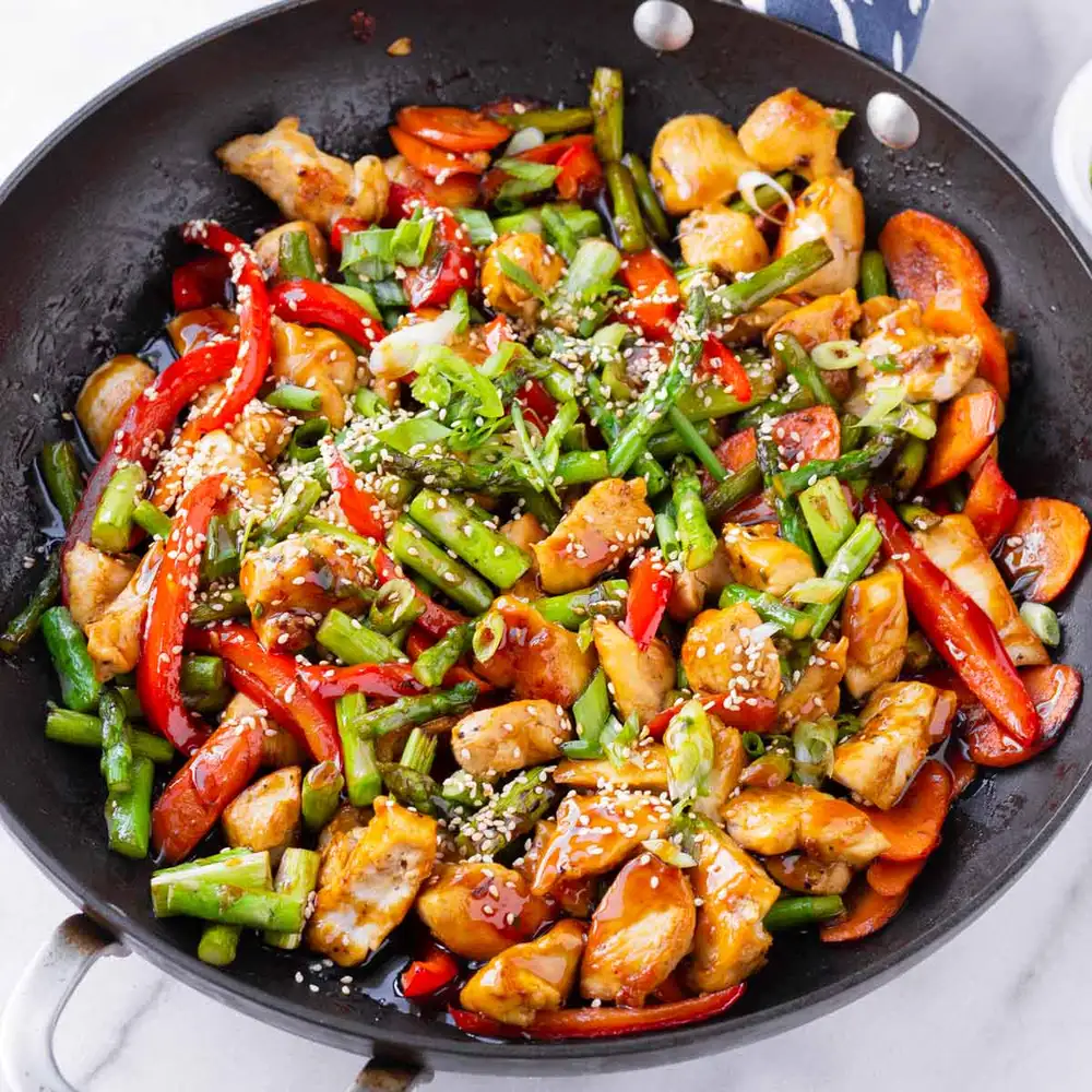 Low-Carb Teriyaki Chicken Stir-Fry