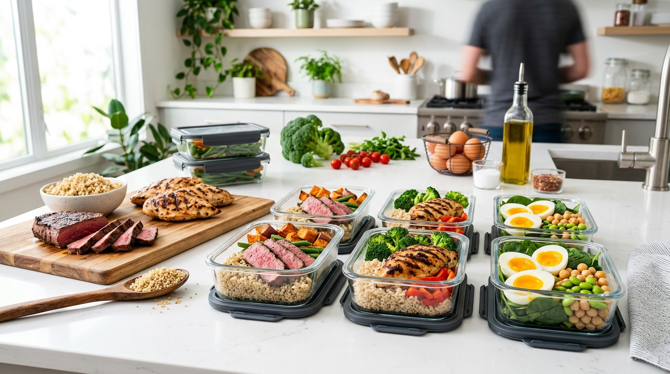 7-Day High-Protein Fasting Meal Plan: 1,800 Calories/Day (160g Protein, Muscle Retention & Recomp)