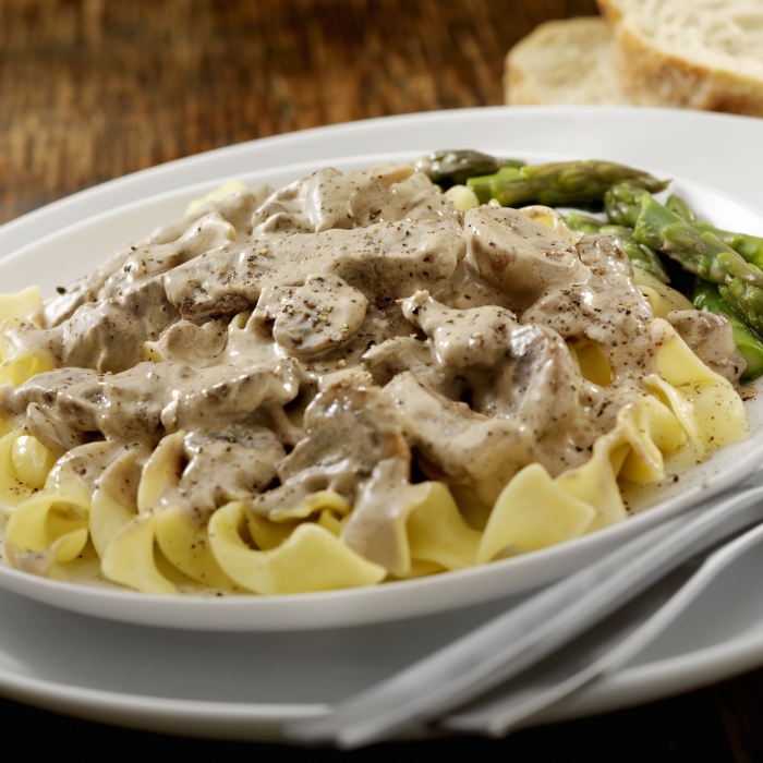 Low-Carb Beef stroganoff