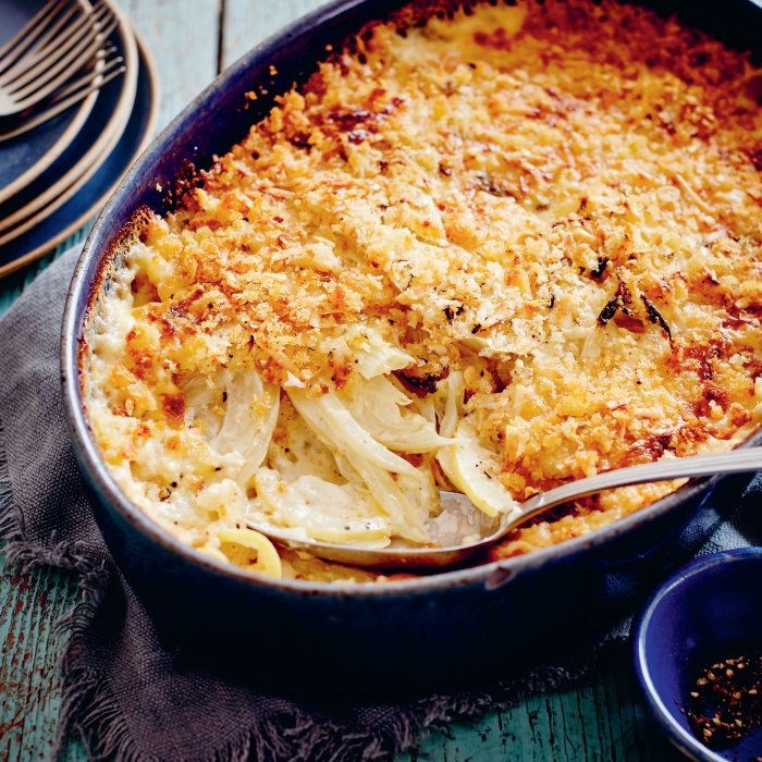 Healthy Fennel Dauphinoise