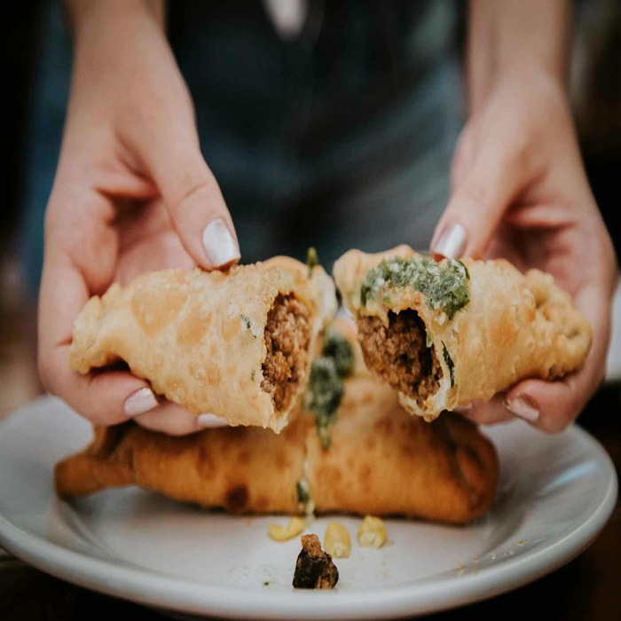 Healthy Venezuelan turnovers